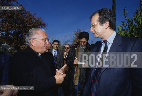 WALTER VELTRONI AND DON GELMINI ©Assunta Servello/Rosebud2