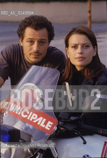 STEFANO ACCORSI E CLAUDIA PANDOLFI SUL SET DI  COME QUANDO FUORI PIOVE  ©Assunta Servello/Rosebud2