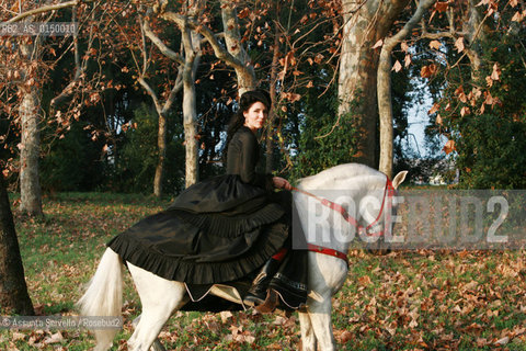 Oct,  2006 Rome..Fiction  Artemisia Sanchez  Michelle Bonev.. ©Assunta Servello/Rosebud2