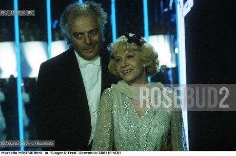 Giulietta MASINA insieme a Marcello MASTROIANNI ©Assunta Servello/Rosebud2