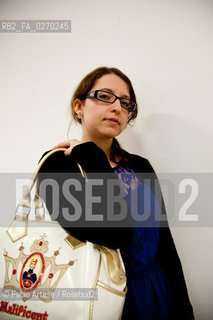 Milano 2013 Eleonora C. Caruso, scrittrice, blogger, autrice di fanfiction per internet, ©Fabio Artese/Rosebud2