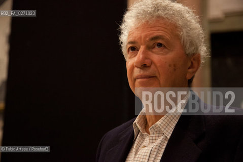 Genova 2012, Donald Sassoon, storico, È docente di Storia Europea Comparata al Queen Mary dell’Università di Londra, Ha studiato a Parigi, Milano, Londra e negli Stati Uniti. ©Fabio Artese/Rosebud2