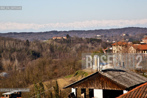 Portacomaro (AT) 2013, paese dorigine di Papa Francesco I, Jorge Mario Bertoglio. Veduta della cascina originariamente appartenuta alla famiglia del pontefice. country of origin of Pope Franciscum, Jorge Mario Bertoglio. View of the farm originally belonged to the family of the Pope ©Fabio Artese/Rosebud2