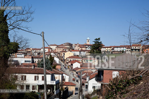 Portacomaro (AT) 2013, paese dorigine di Papa Francesco I, Jorge Mario Bergoglio. Veduta del paese. Portacomaro (AT) 2013, paese dorigine di Papa Francesco I, Jorge Mario Bergoglio.  Panoramic wiew of the town ©Fabio Artese/Rosebud2