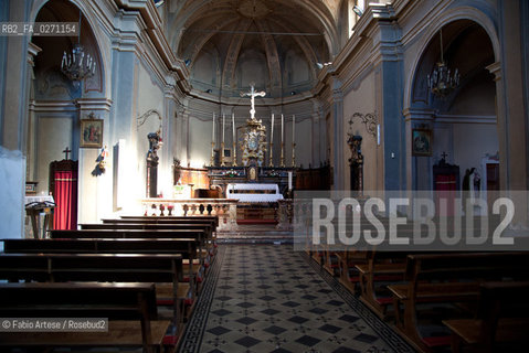 Portacomaro (AT) 2013, paese dorigine di Papa Francesco I, Jorge Mario Bergoglio. Chiesa del Paese. Portacomaro (AT) 2013, the country of origin of Pope Francesco I, Jorge Mario Bergoglio. Church ©Fabio Artese/Rosebud2