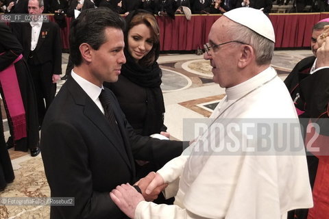 Enrique Peña Nieto, Papa Bergoglio, Pope Francesco, Presidente Messico, Santo Padre Francesco ©FotografiaFelici/Rosebud2