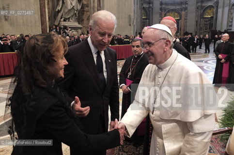 Joe Biden, Papa Bergoglio, Pope Francesco, Santo Padre Francesco, Vice Presidente degli Stati Uniti ©FotografiaFelici/Rosebud2