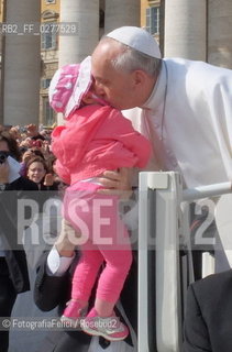 Pope Francis with children in Vatican City, Rome 2013. ©FotografiaFelici/Rosebud2