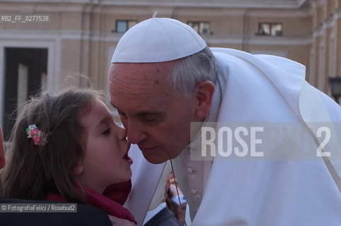 Pope Francis with children in Vatican City, Rome 2013. ©FotografiaFelici/Rosebud2