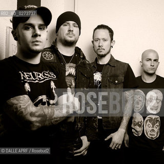 TRIVIUM.Paris 10/2012. ©DALLE APRF/Rosebud2