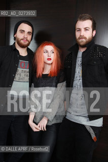 PARAMORE.12/2012. ©DALLE APRF/Rosebud2