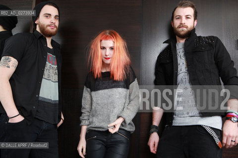 PARAMORE.12/2012. ©DALLE APRF/Rosebud2