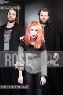 PARAMORE.12/2012. ©DALLE APRF/Rosebud2