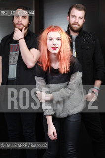 PARAMORE.12/2012. ©DALLE APRF/Rosebud2