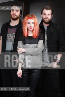PARAMORE.12/2012. ©DALLE APRF/Rosebud2