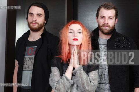 PARAMORE.12/2012. ©DALLE APRF/Rosebud2