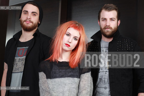 PARAMORE.12/2012. ©DALLE APRF/Rosebud2