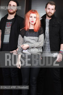 PARAMORE.12/2012. ©DALLE APRF/Rosebud2