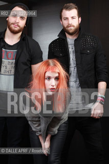 PARAMORE.12/2012. ©DALLE APRF/Rosebud2