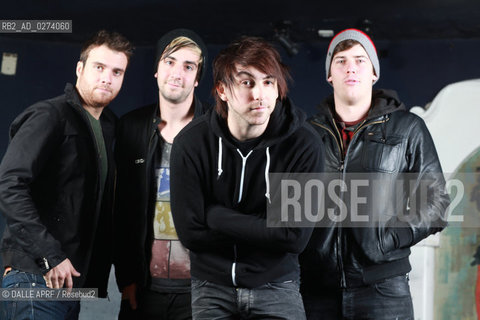 ALL TIME LOW.18/2/2013 -PARIS -France. ©DALLE APRF/Rosebud2