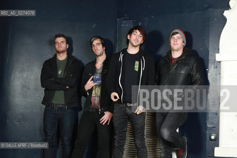 ALL TIME LOW.18/2/2013 -PARIS -France. ©DALLE APRF/Rosebud2
