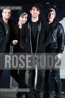 ALL TIME LOW.18/2/2013 -PARIS -France. ©DALLE APRF/Rosebud2