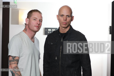 STONE SOUR.(corey Taylor and josh Rand).9/2012. ©DALLE APRF/Rosebud2