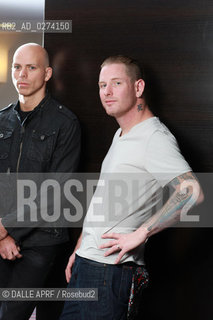 STONE SOUR.(corey Taylor and josh Rand).9/2012. ©DALLE APRF/Rosebud2