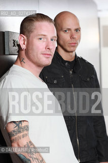 STONE SOUR.(corey Taylor and josh Rand).9/2012. ©DALLE APRF/Rosebud2
