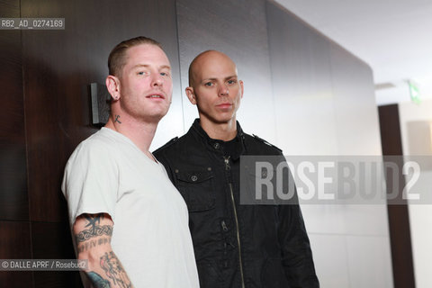 STONE SOUR.(corey Taylor and josh Rand).9/2012. ©DALLE APRF/Rosebud2