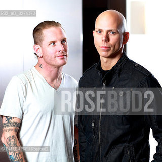 STONE SOUR.(corey Taylor and josh Rand).9/2012. ©DALLE APRF/Rosebud2