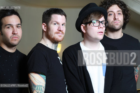 FALL OUT BOY.3/2013.VIOLENCE/ DALLE ©DALLE APRF/Rosebud2