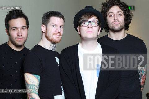 FALL OUT BOY.3/2013.VIOLENCE/ DALLE ©DALLE APRF/Rosebud2