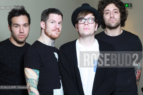 FALL OUT BOY.3/2013.VIOLENCE/ DALLE ©DALLE APRF/Rosebud2