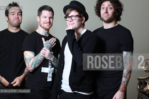 FALL OUT BOY.3/2013.VIOLENCE/ DALLE ©DALLE APRF/Rosebud2