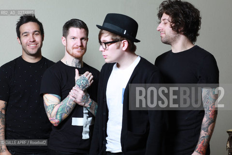 FALL OUT BOY.3/2013.VIOLENCE/ DALLE ©DALLE APRF/Rosebud2