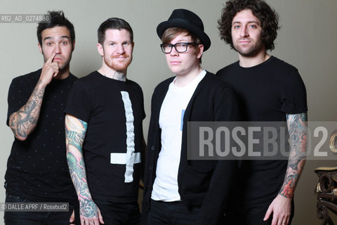 FALL OUT BOY.3/2013.VIOLENCE/ DALLE ©DALLE APRF/Rosebud2