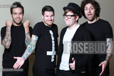 FALL OUT BOY.3/2013.VIOLENCE/ DALLE ©DALLE APRF/Rosebud2