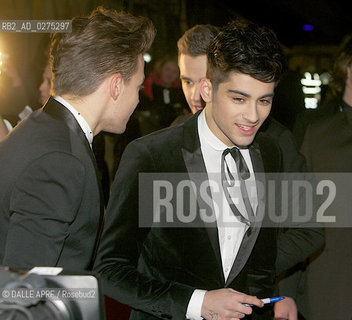 ONE DIRECTION..- THE BRIT AWARDS 2013- RED CARPET ARRIVALS.@ THE o2 ARENA LONDON- 20/2/2013..PHOTOS BY : L.THOMSON /  LIVEPIX- DALLE ©DALLE APRF/Rosebud2