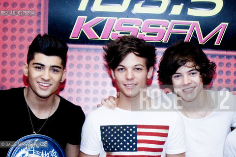 British boy band One Direction at 103.5 KISS FM Chicago Radio Coca Cola Lounge.2012. ©DALLE APRF/Rosebud2