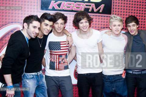 British boy band One Direction at 103.5 KISS FM Chicago Radio Coca Cola Lounge.2012. ©DALLE APRF/Rosebud2