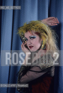 cyndi LAUPER.1986. ©DALLE APRF/Rosebud2