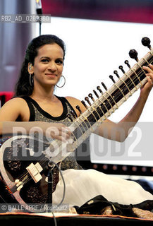 Anoushka Shankar en concert au 52 eme festival de jazz a Juan a la pinede Gould Juan les Pins 2012. ©DALLE APRF/Rosebud2