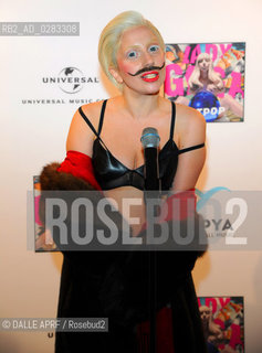 Album-Premiere: The Ampya Moment with Lady Gaga  in Berlin. The Ampya Moment with Lady Gaga Premiere des Albums ARTPOP  im Berghain am 24.10.2013 Berlin. Copyright by Public Address/  DALLE.. ©DALLE APRF/Rosebud2