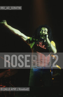 Bob MARLEY.1980 France. ©DALLE APRF/Rosebud2