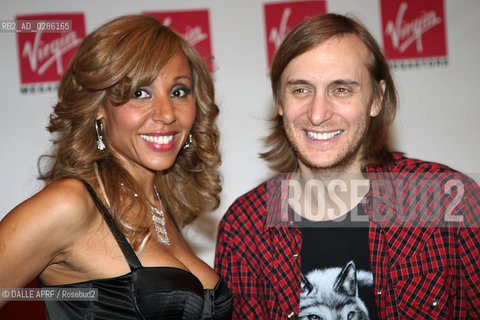 CATHY GUETTA AND DAVID GUETTA.Unighted by Cathy Guetta - Promo DJ Set.Paris - Virgin Megastore Champs Elysees - 04.03.09. ©DALLE APRF/Rosebud2