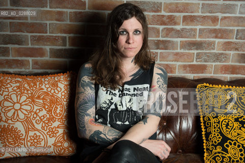 LAURA JANE GRACE  (  ex  tom Gabel).AGAINST ME.2/2014 PAris. ©DALLE APRF/Rosebud2