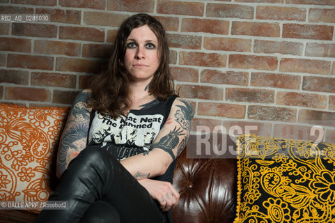 LAURA JANE GRACE  (  ex  tom Gabel).AGAINST ME.2/2014 PAris. ©DALLE APRF/Rosebud2
