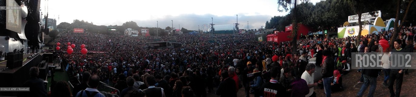 Festival Rock in Rio Lisboa 2014.ambiance foule. ©DALLE APRF/Rosebud2
