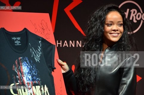 RIHANNA.5/6/2014 HARD ROCK CAfé  PARIS. ©DALLE APRF/Rosebud2